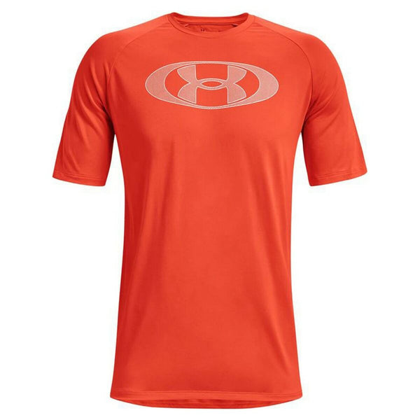 Men’s Short Sleeve T-Shirt Under Armour Tech 2.0 Orange