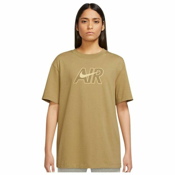 Women’s Short Sleeve T-Shirt Nike Sportswear Air Brown