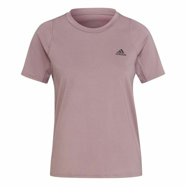 Women’s Short Sleeve T-Shirt Adidas Run Fast Pink